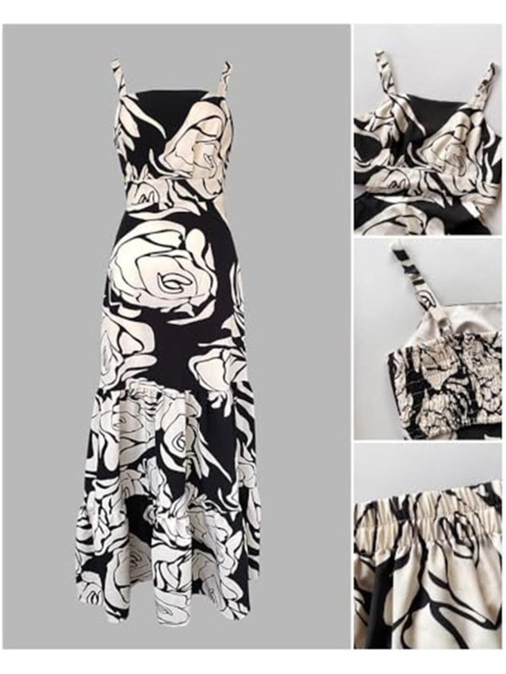 Women's Summer Dress Sleeveless Casual Boho Maxi Dress - Picture 5 of 7